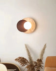 Teus Modern Minimalist Wabi-Sab Travertine Wall Lamp