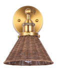 Traditional Golden 1-Light Wall Light - IPLUS Lighting