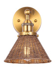 Traditional Golden 1-Light Wall Light - IPLUS Lighting