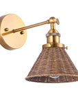 Traditional 1-Light Golden Wall Light - ParrotUncle