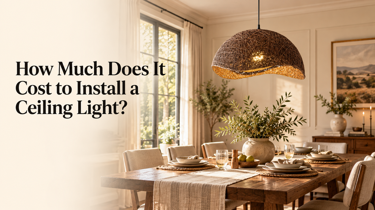 How Much Does It Cost to Install a Ceiling Light?