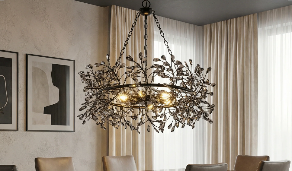 Modern Nature Inspired Chandeliers for a Clean Look