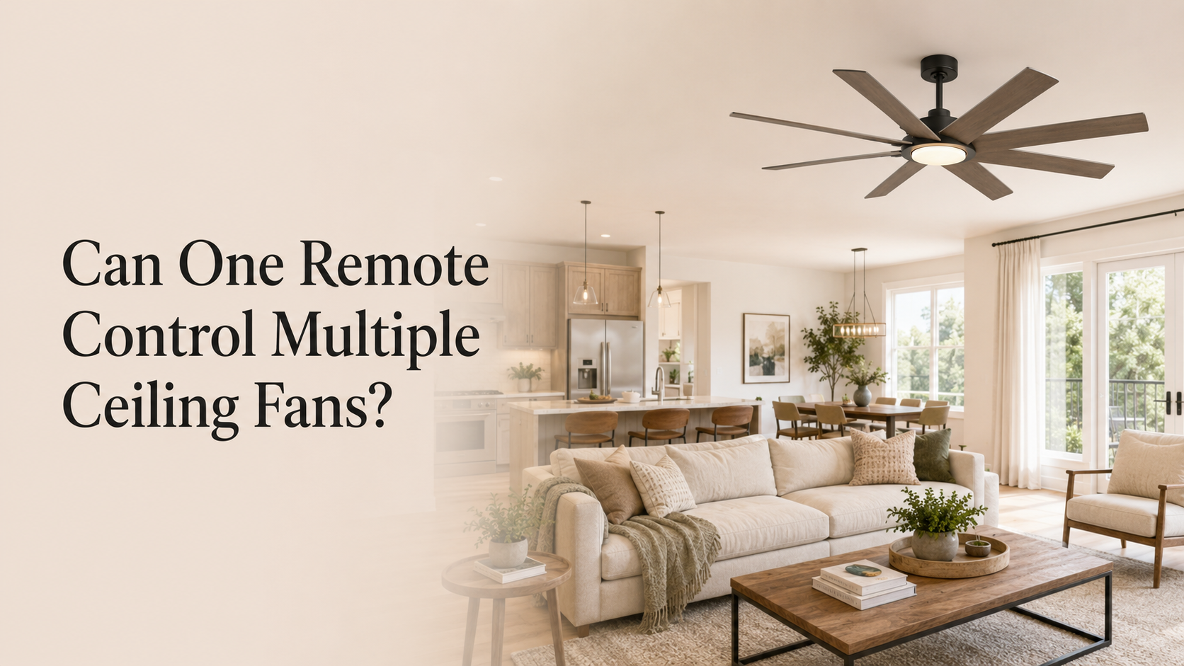Can One Remote Control Multiple Ceiling Fans? - IPLUS Lighting