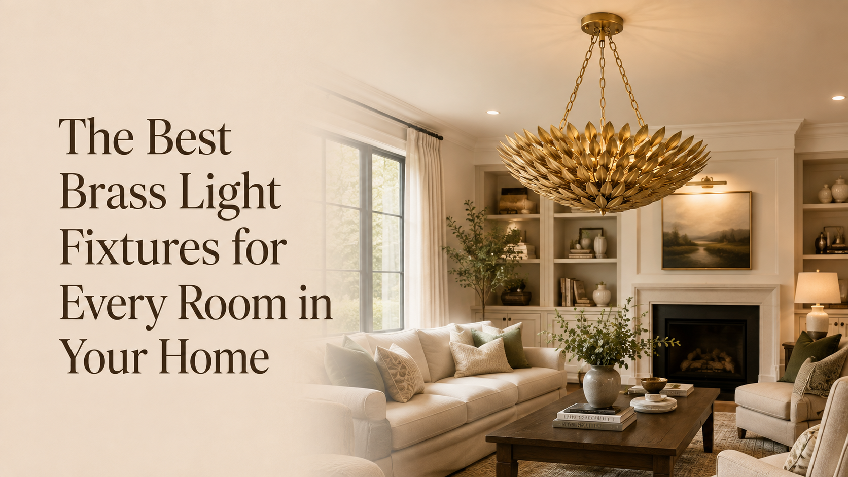 The Best Brass Light Fixtures for Every Room in Your Home