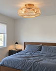 20" Mandy Vintage Gold Ceiling Fan