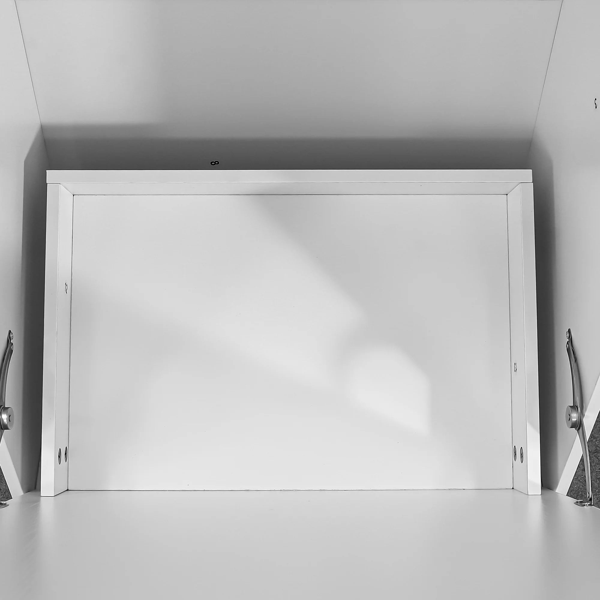 38" Modern Storage Cabinet with Hidden Trash Can Holder