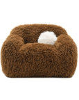 43" Darwen Modern Swivel Accent Chair with Matching Pillow