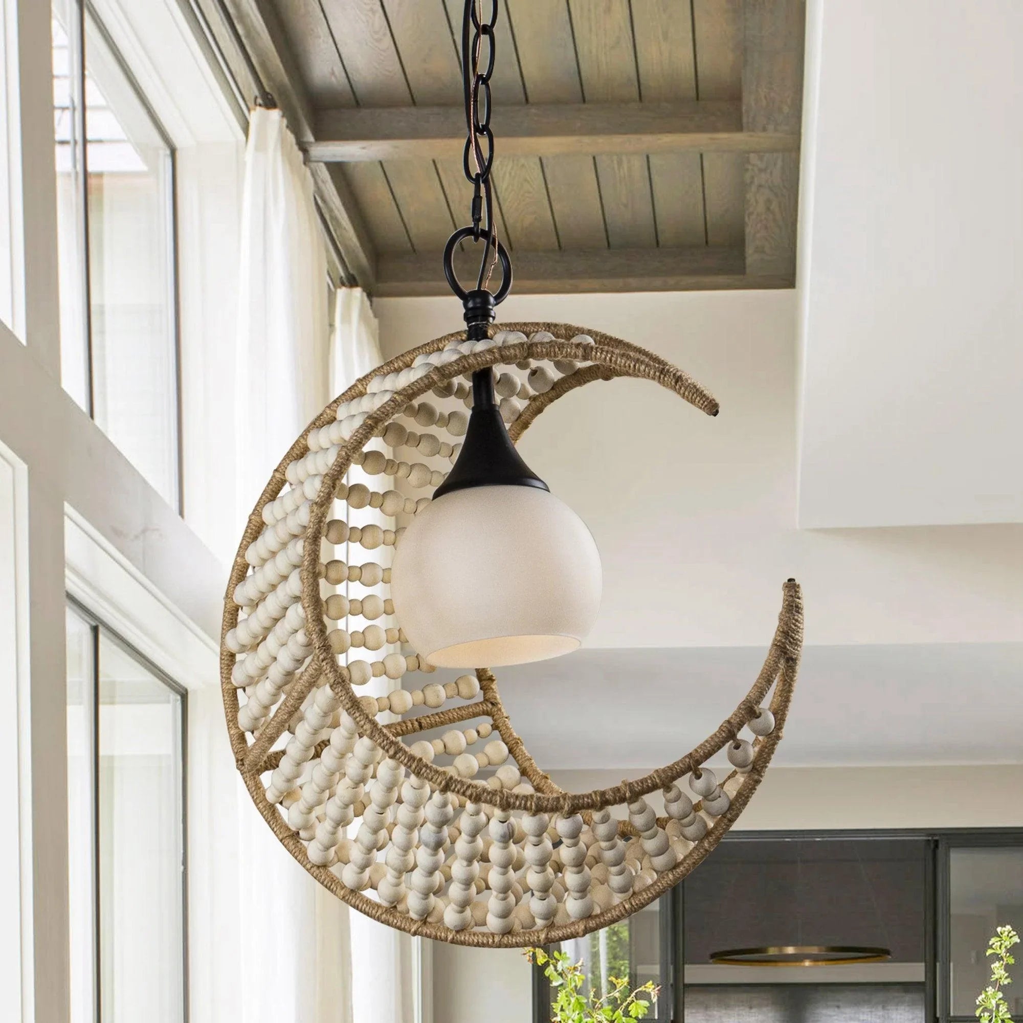 Boho Farmhouse 1-Light Pendant Light - IPLUS Lighting