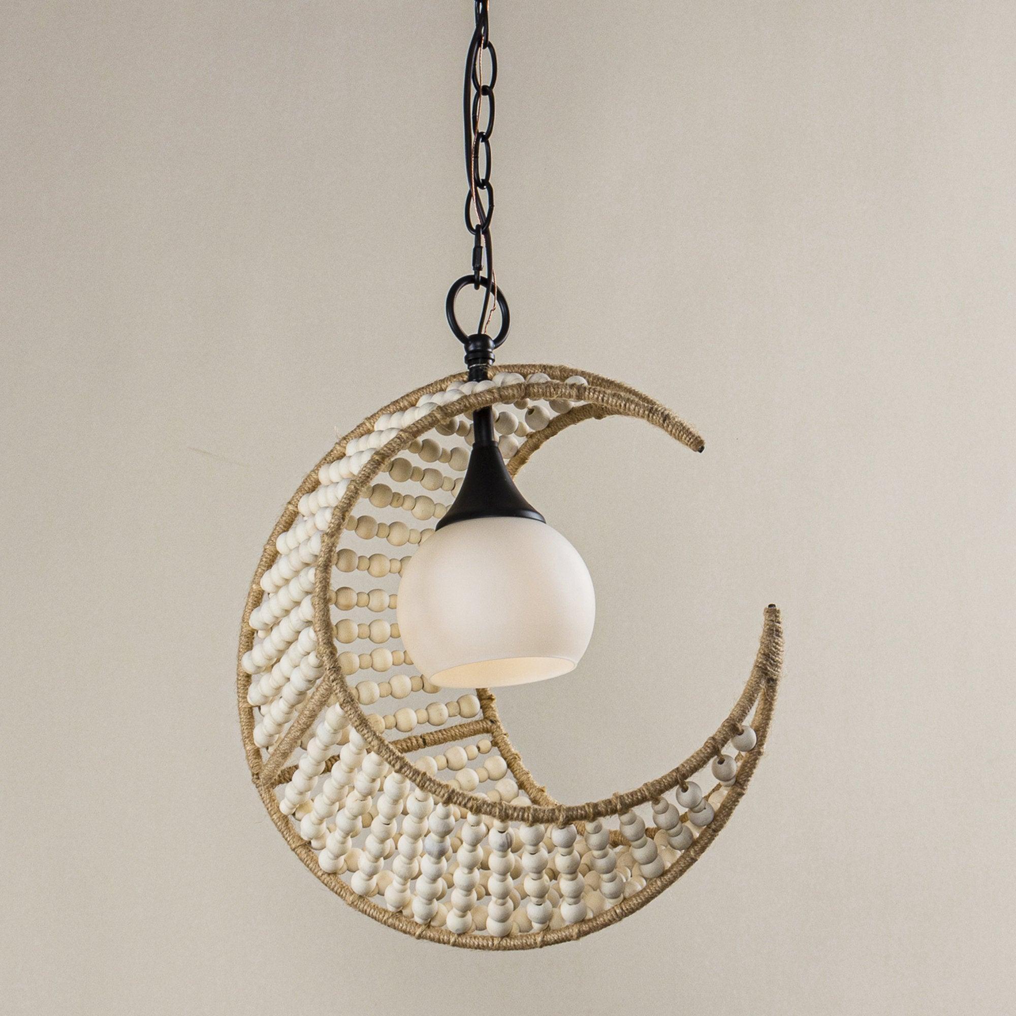 1-Light Farmhouse Boho Pendant Lighting - ParrotUncle