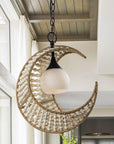 1-Light Farmhouse Boho Pendant Lighting - ParrotUncle