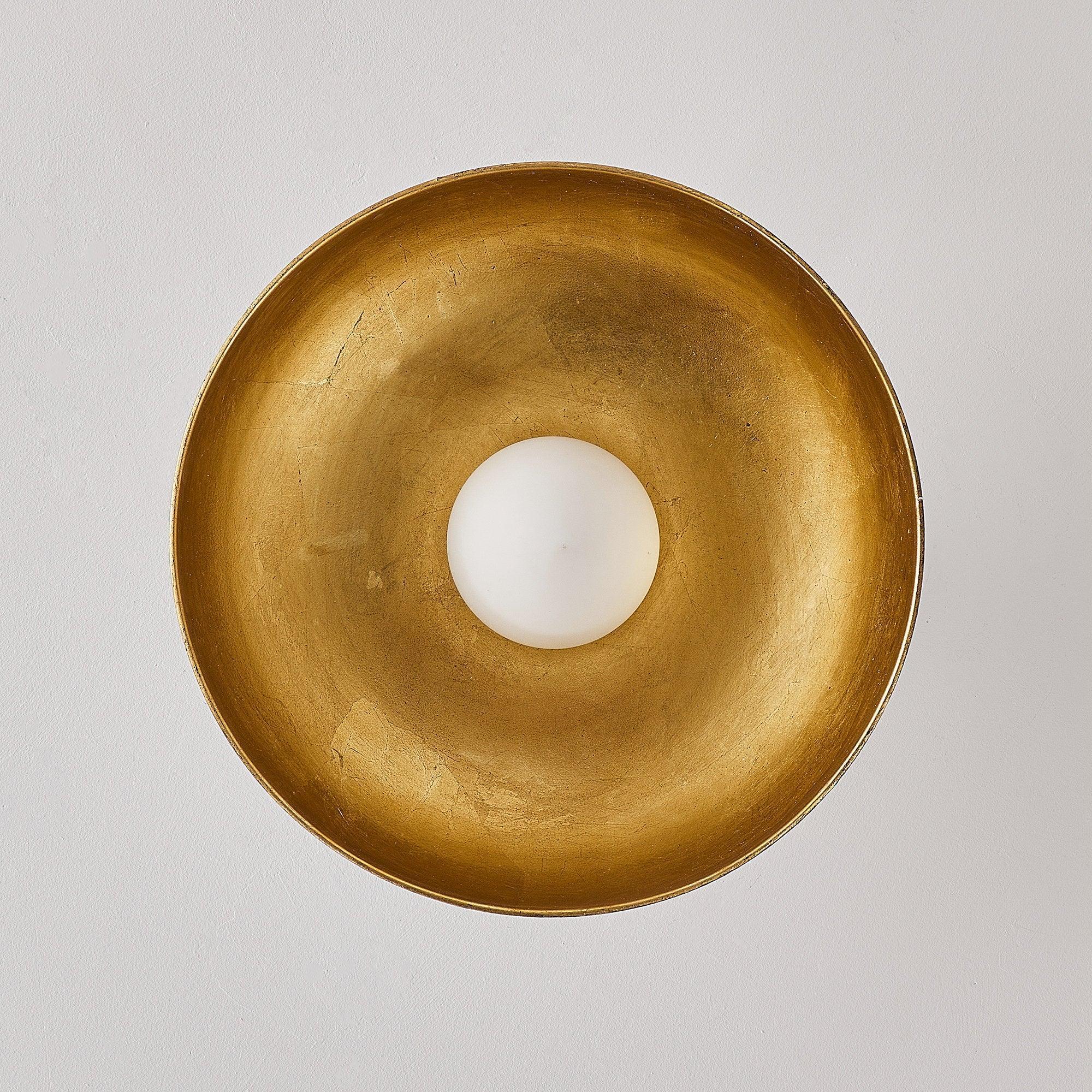 Industrial 1-Light Flush Mount Ceiling Light - IPLUS Lighting