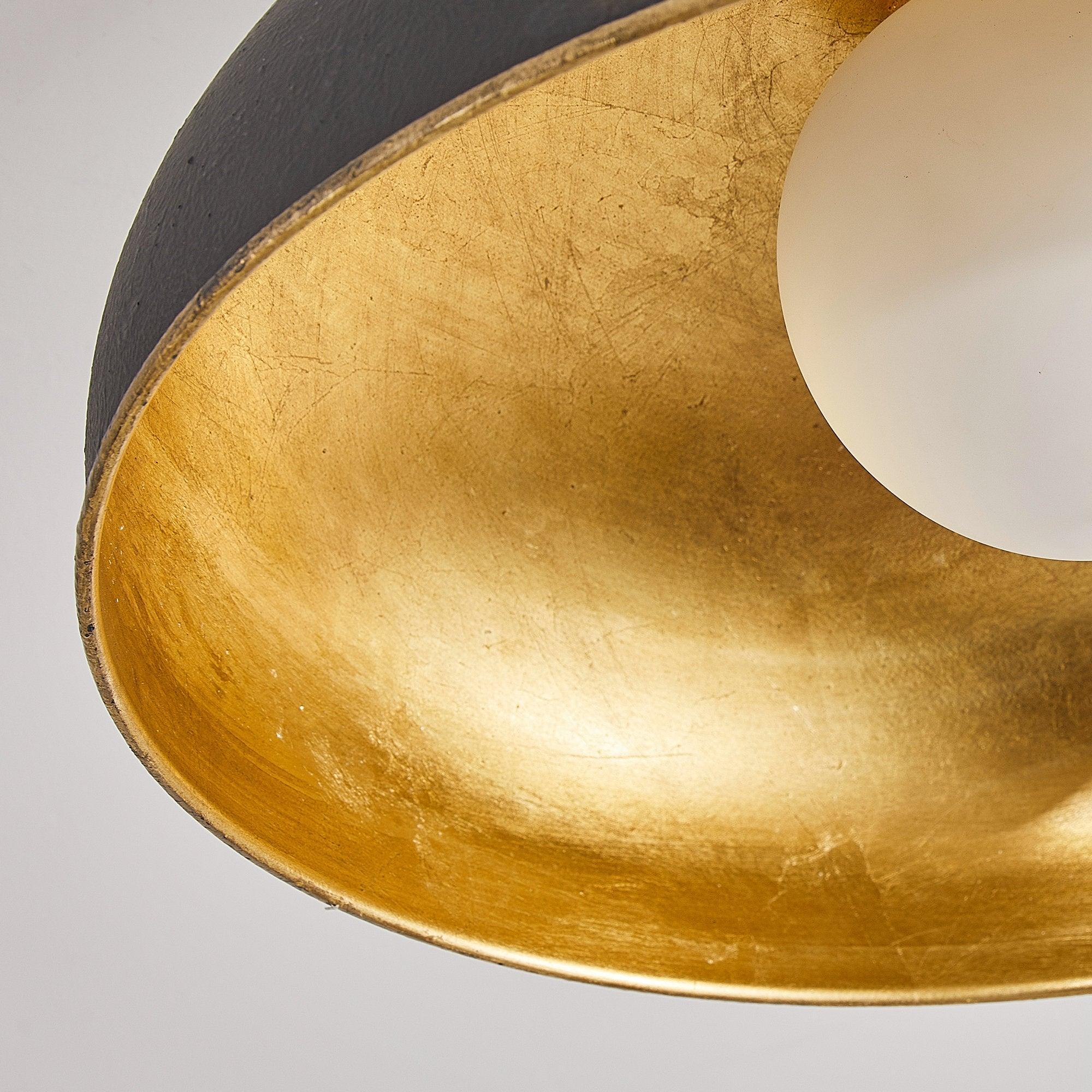 1-Light Industrial Flush Mount Ceiling Light - ParrotUncle