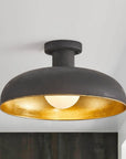 1-Light Industrial Flush Mount Ceiling Light - ParrotUncle