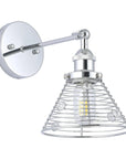 Modern Silver 1-Light Wall Sconce Light - IPLUS Lighting