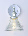 Modern Silver 1-Light Wall Sconce Light - IPLUS Lighting