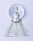 Modern Silver 1-Light Wall Sconce Light - IPLUS Lighting