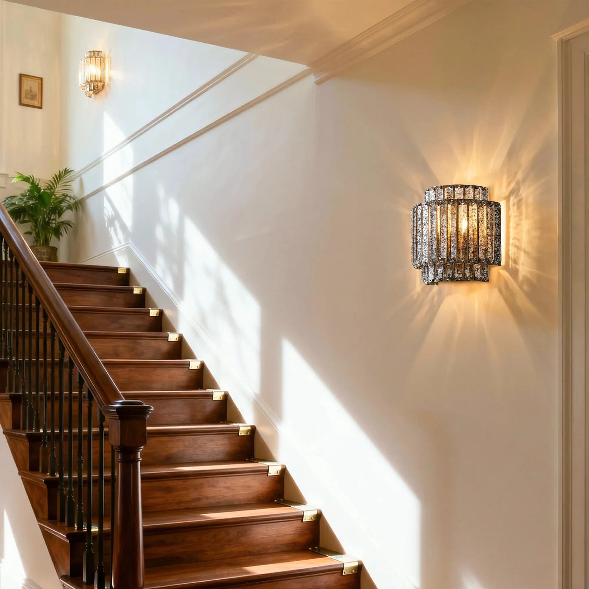 10" Rupert Crystal Wall Sconce Lighting