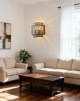 10" Rupert Crystal Wall Sconce Lighting