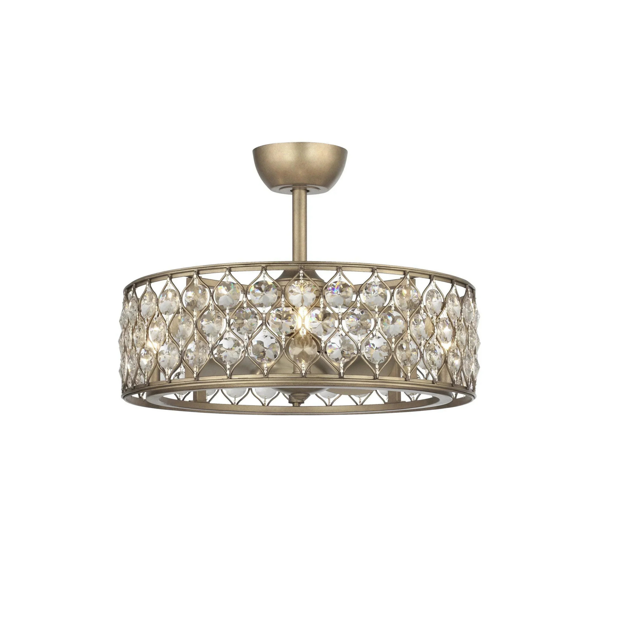 25" Liora Modern Crystal Fandelier