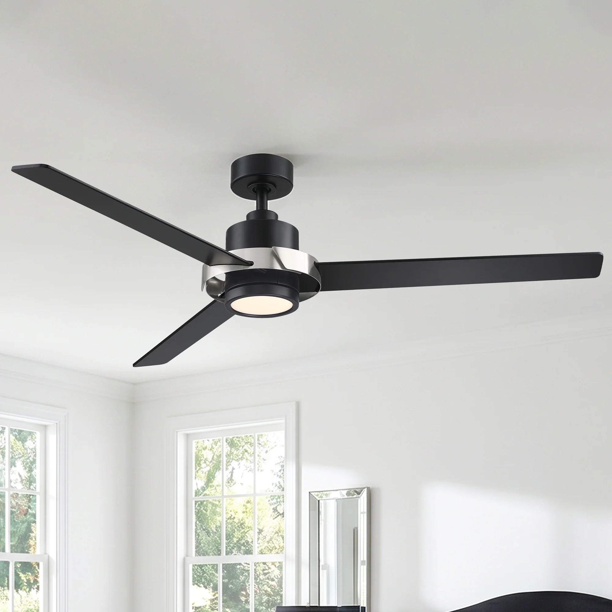 60" Neil Modern Industrial LED Ceiling Fan