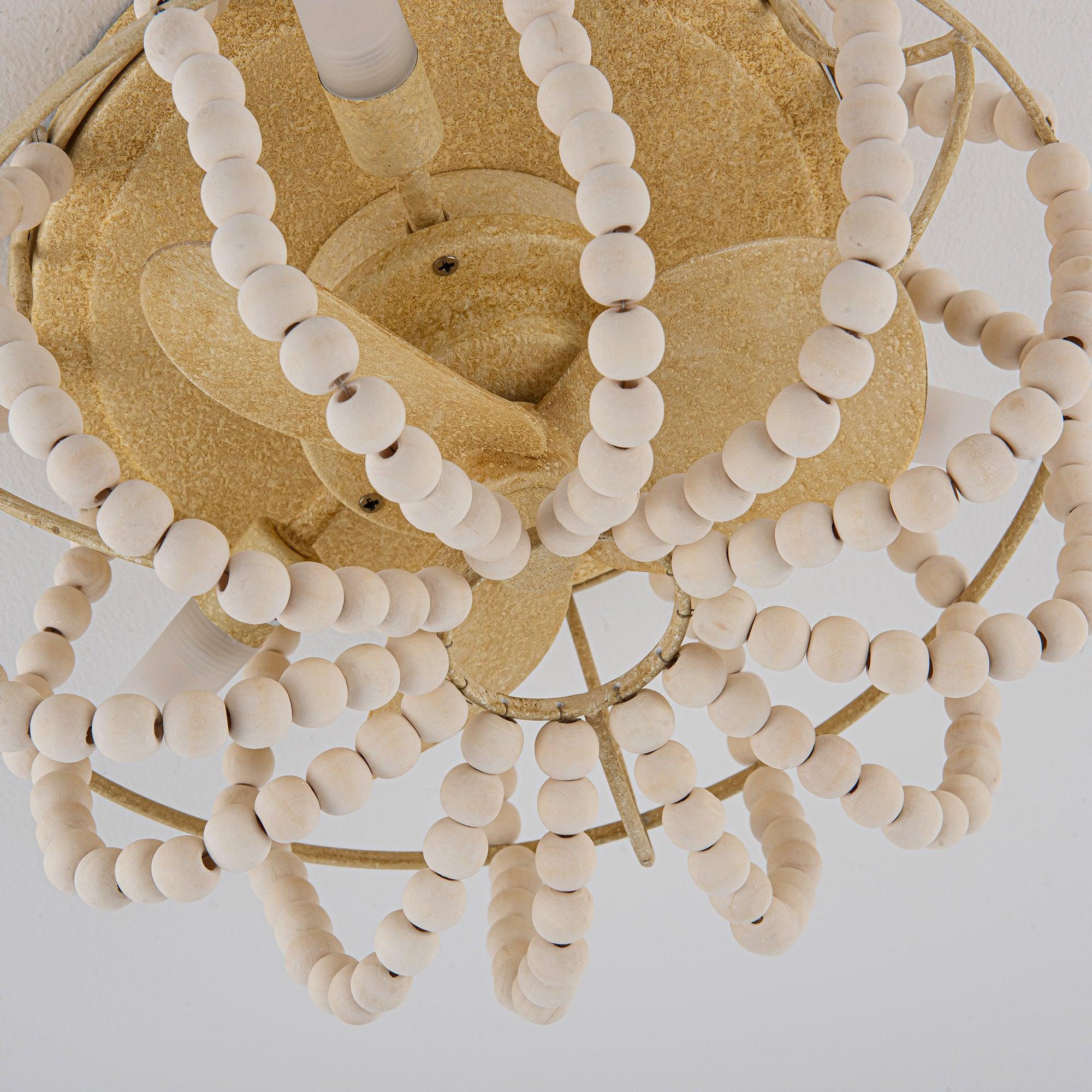 13 Inch Farmhouse Reversible Flush Mount Ceiling Fan with Lighting - IPLUS Lighting