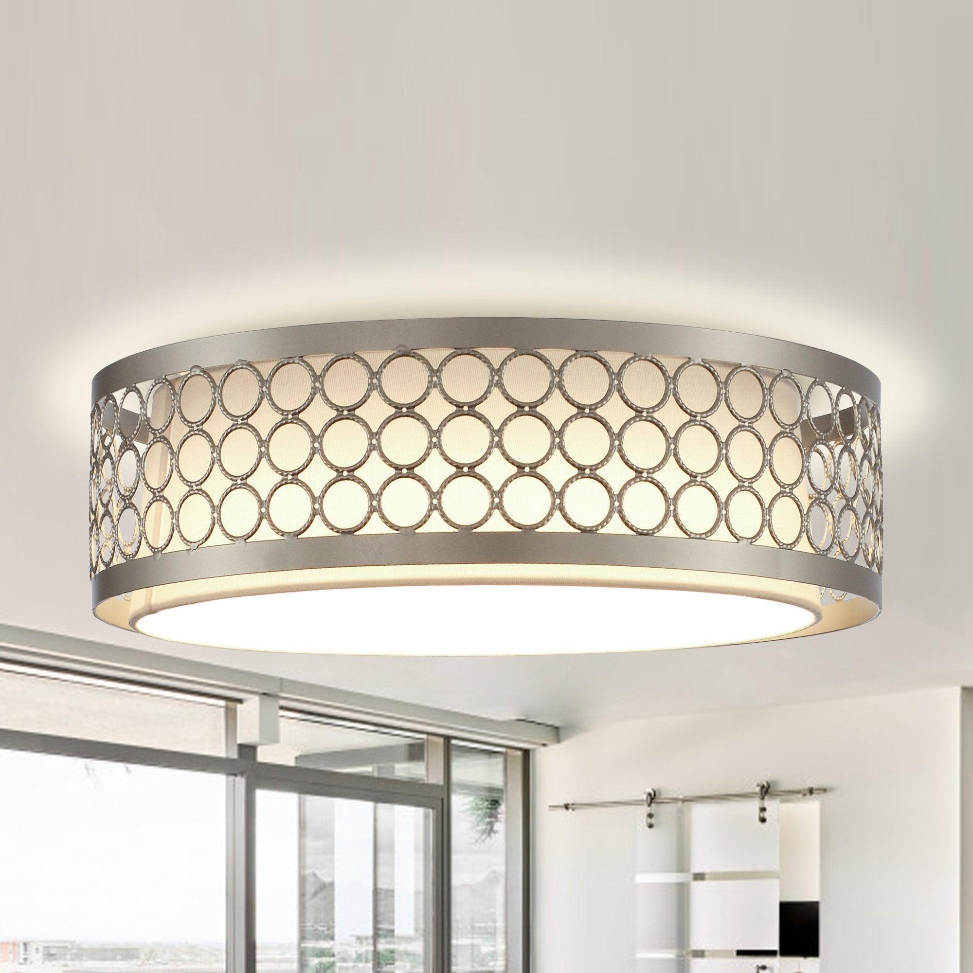 15&quot; Modern LED Flush Mount Lighting - ParrotUncle