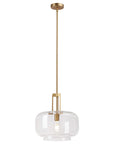 15" Toby Brushed Brass Island Pendant Light