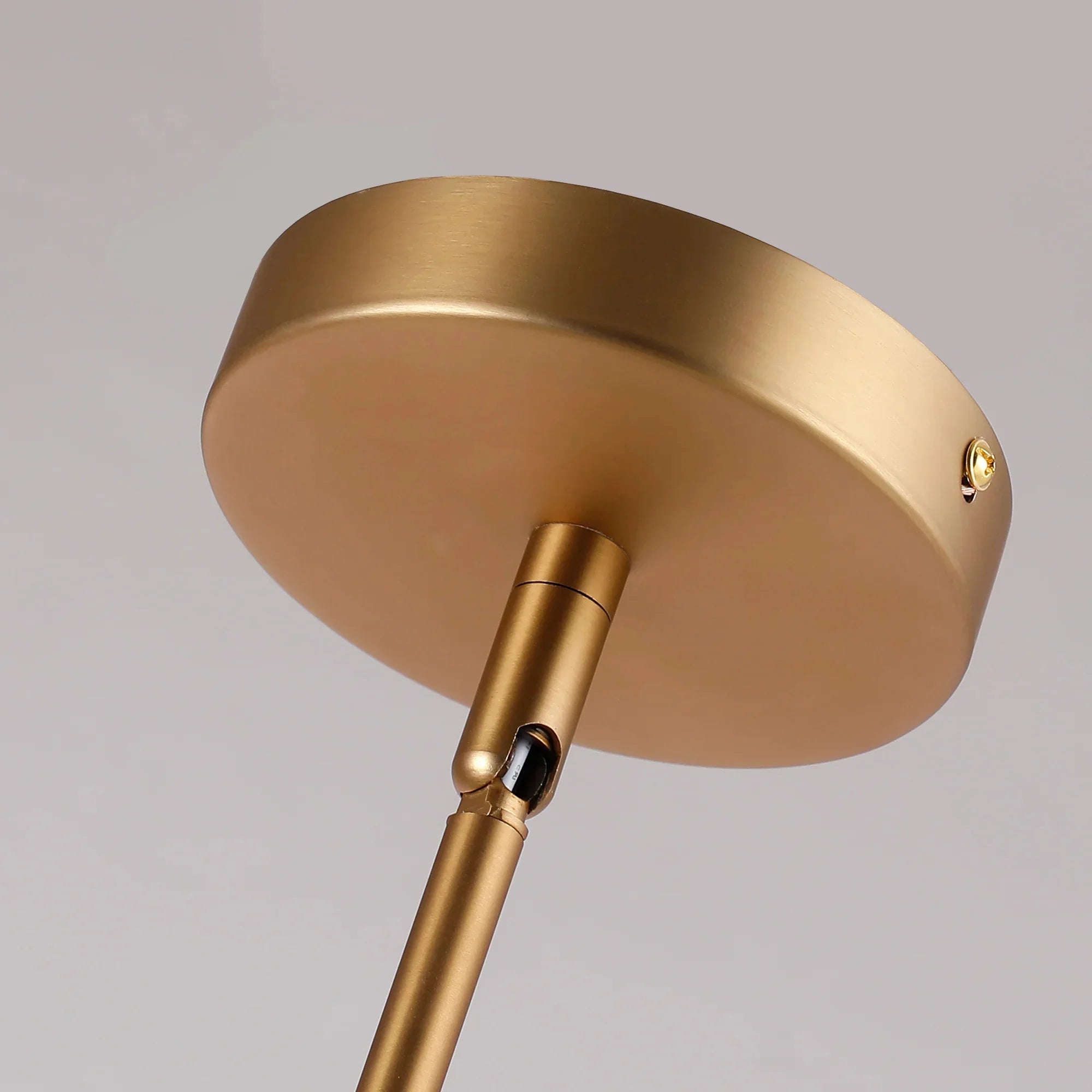 15" Toby Brushed Brass Island Pendant Light