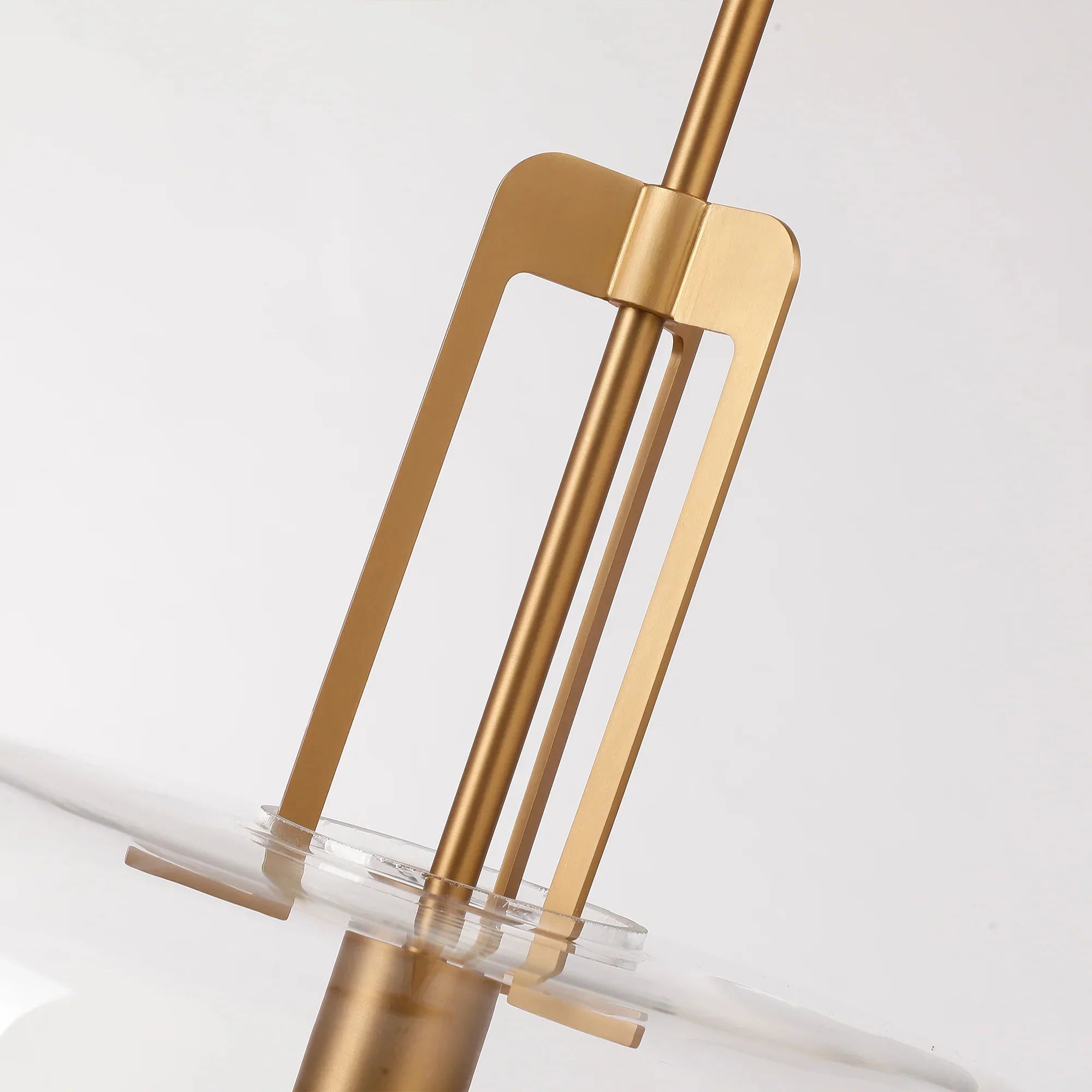 15" Toby Brushed Brass Island Pendant Light