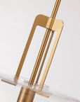 15" Toby Brushed Brass Island Pendant Light
