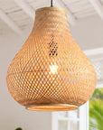 15" Troy Bohemian Bamboo Pendant Light