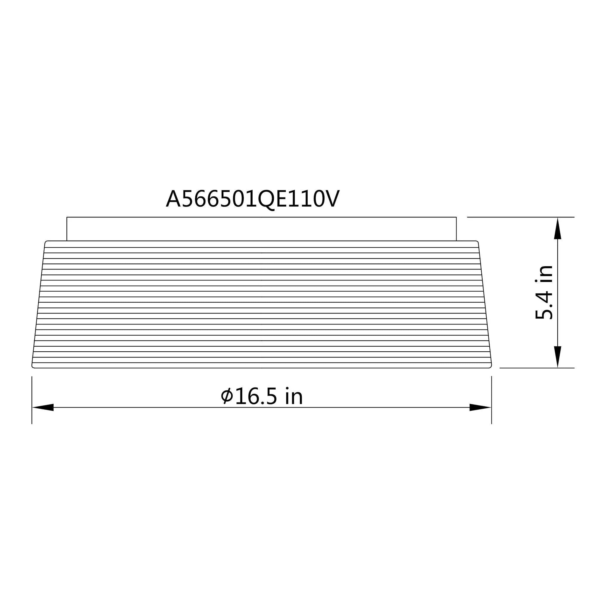Traditional Brown 17 Inch Rattan LED Flush Mount Ceiling Light - IPLUS Lighting