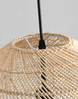 16" Virgil Bohemian Rattan Pendant Light