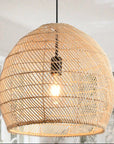 16" Virgil Bohemian Rattan Pendant Light