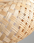 16" Yehudi Bohemian Bamboo Pendant Light