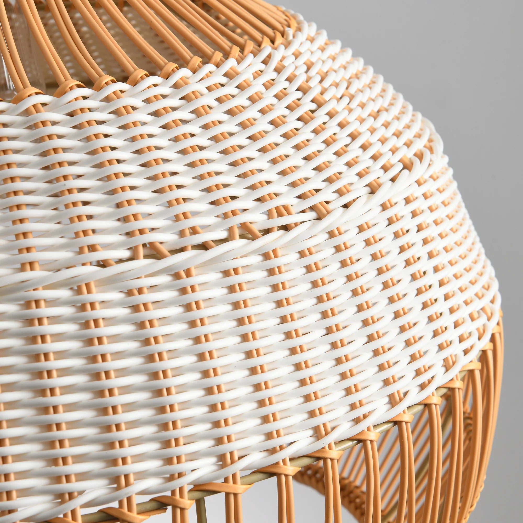 17" Yale Bohemian Rattan Pendant Light