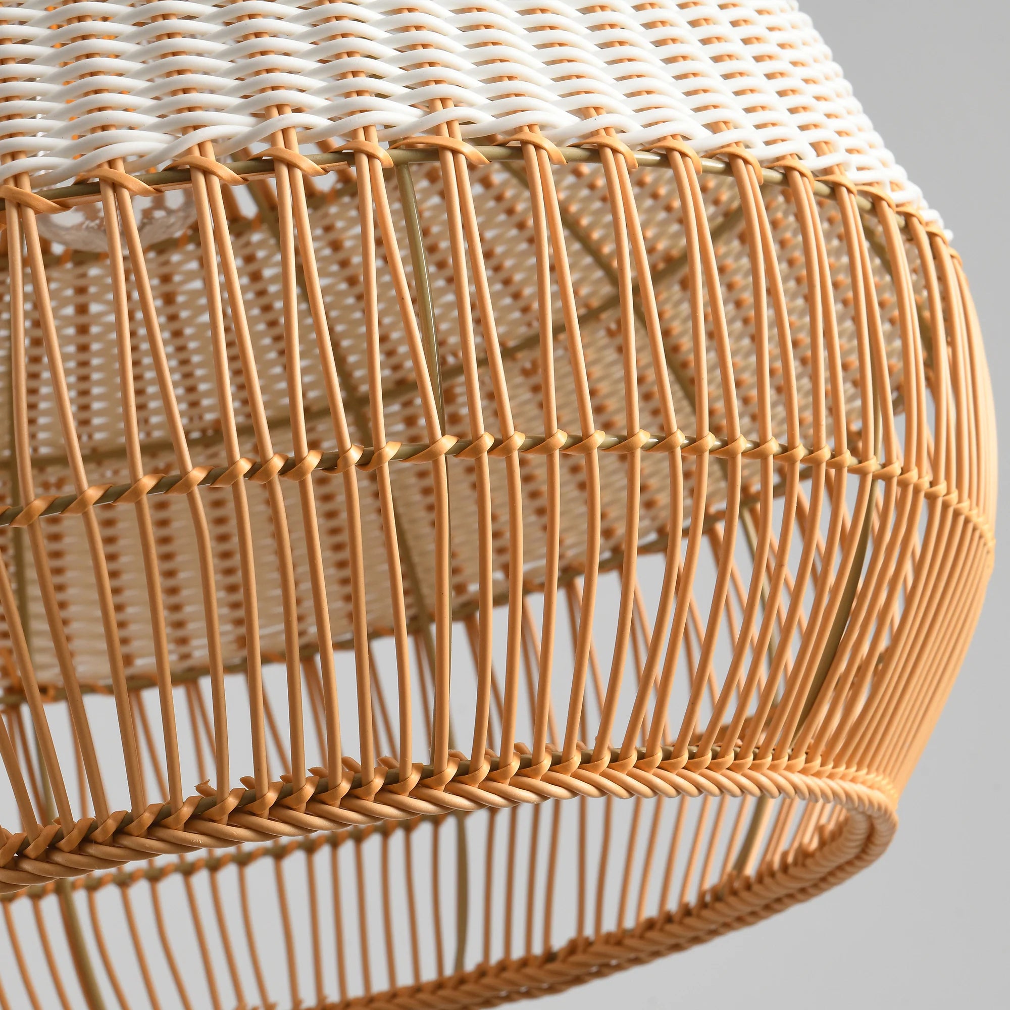 17" Yale Bohemian Rattan Pendant Light