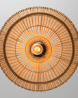 17" Yale Bohemian Rattan Pendant Light