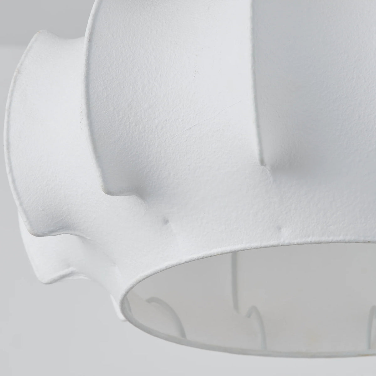 Serelle Modern Gold Pendant Light with Sculpted Shade