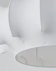 Serelle Modern Gold Pendant Light with Sculpted Shade
