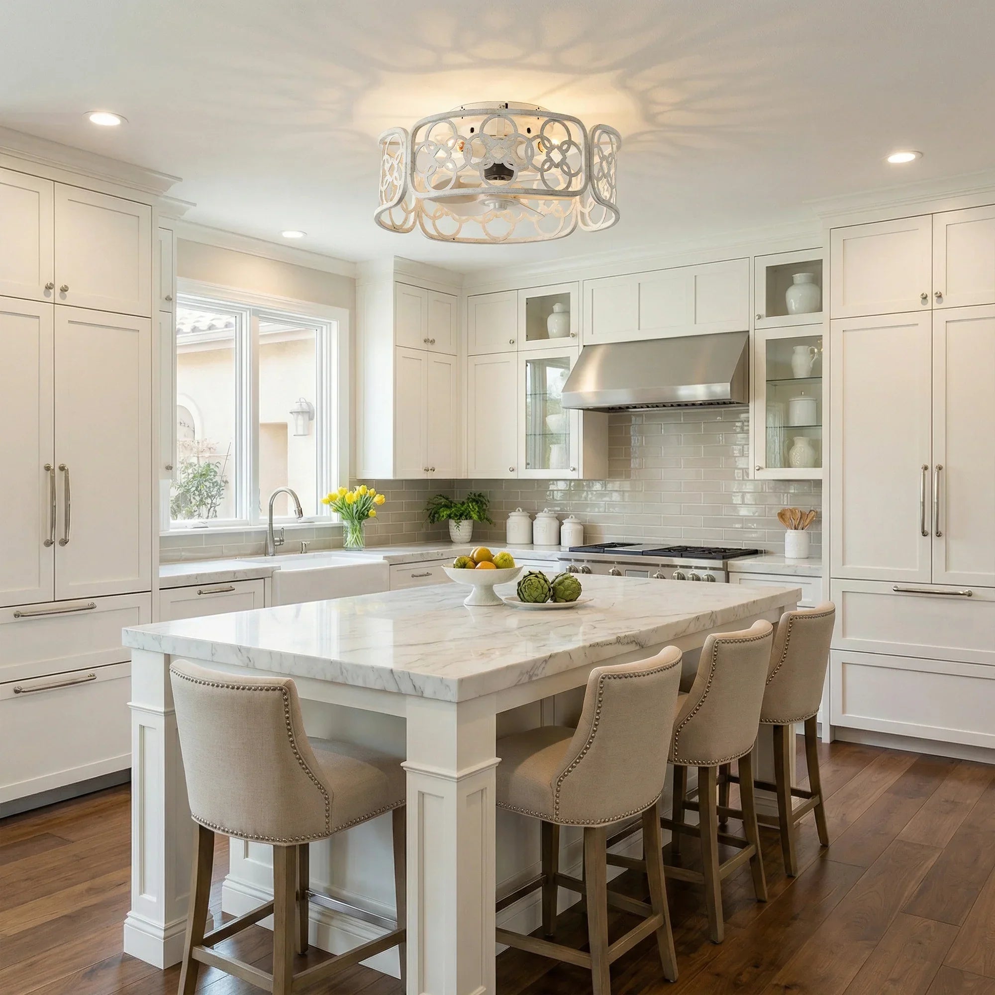 18" Leif Distressed Ceiling Fan