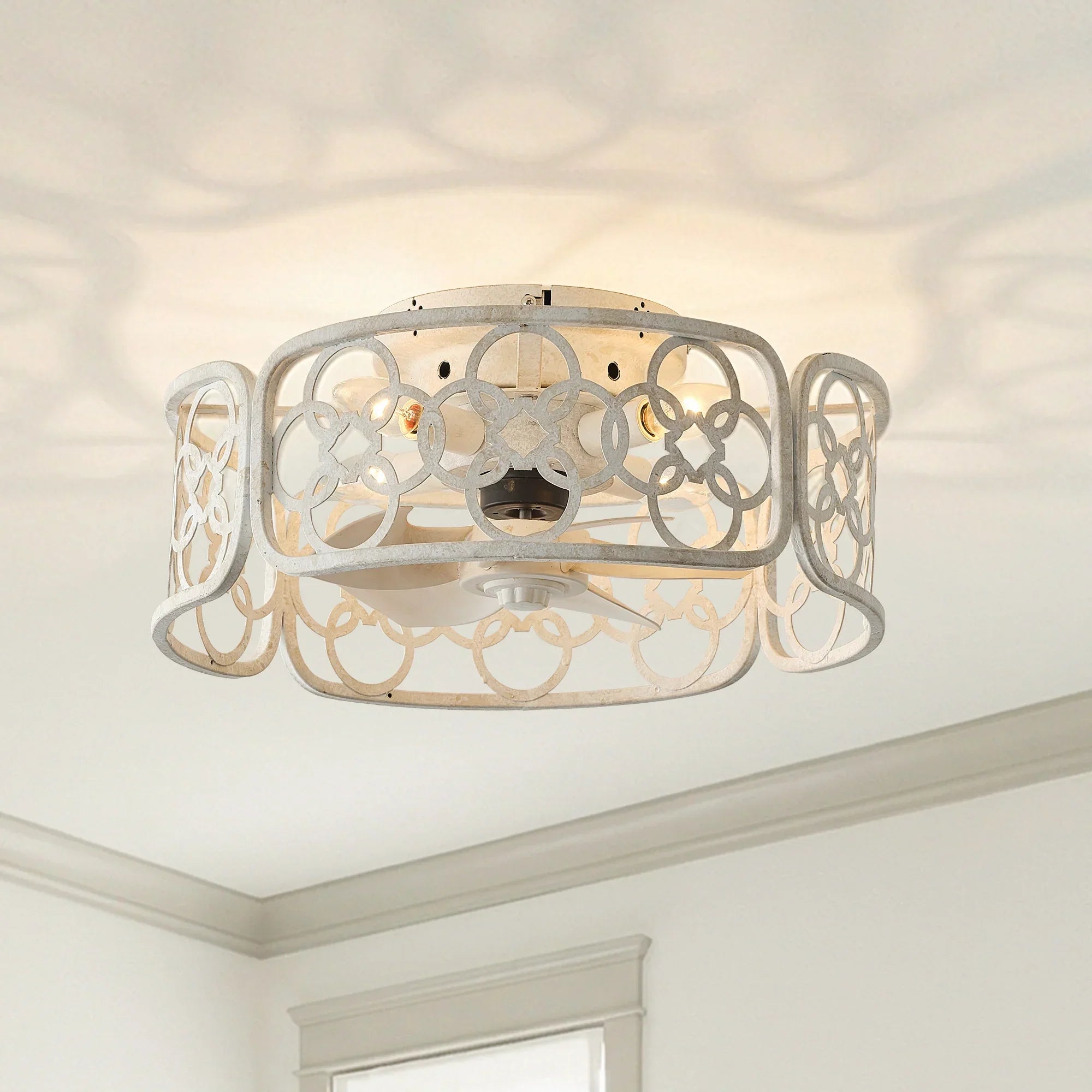 18" Leif Distressed Ceiling Fan