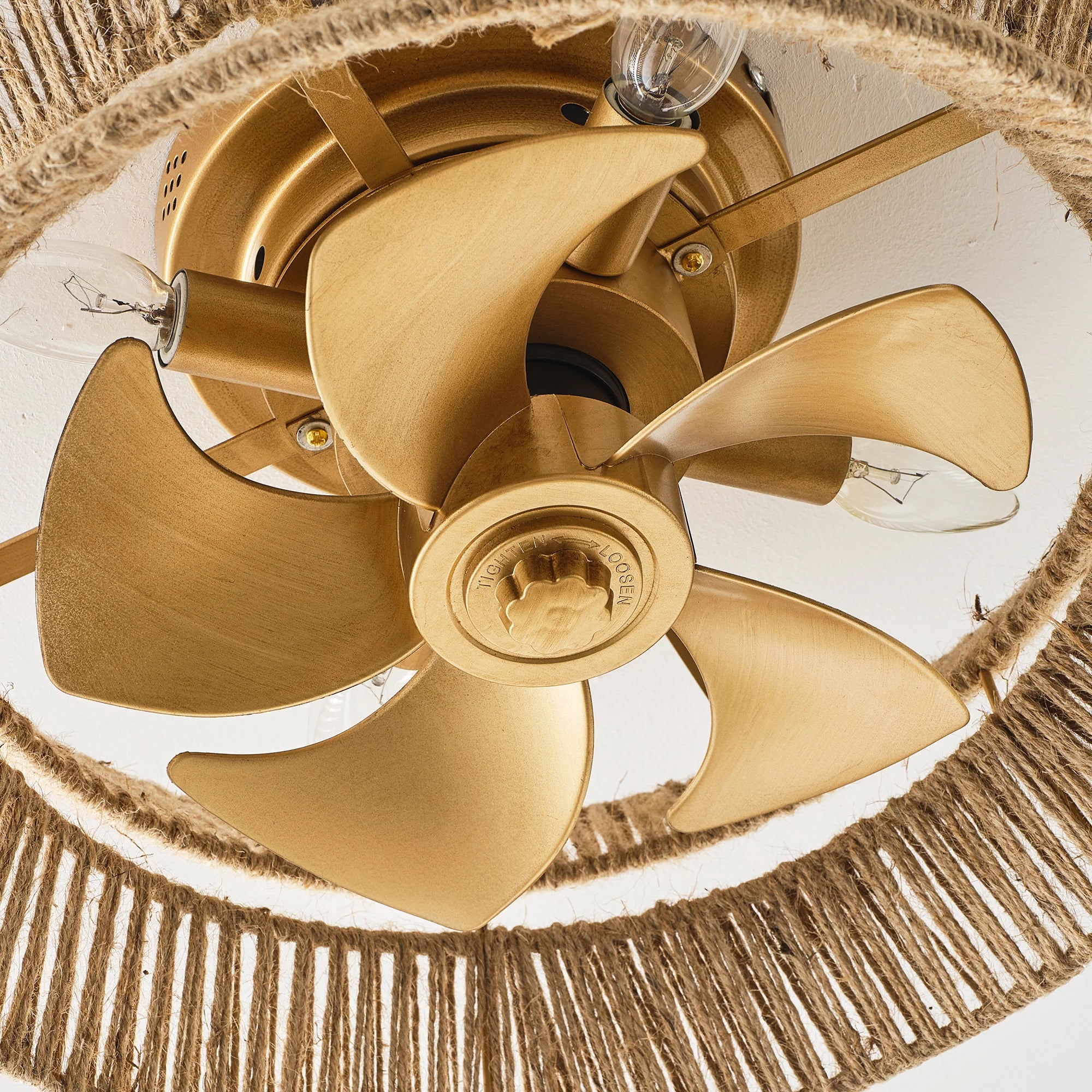 18" Reuben Bohemian Flush Mount Ceiling Fan