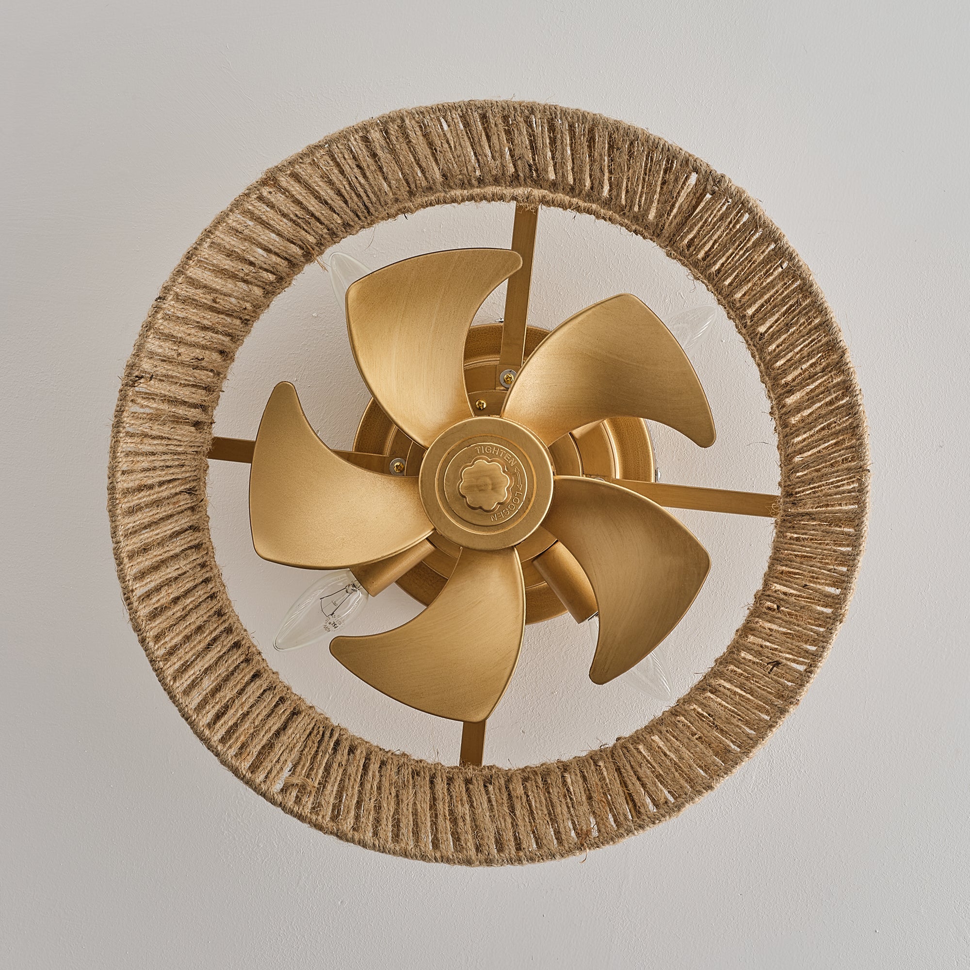 18" Reuben Bohemian Flush Mount Ceiling Fan