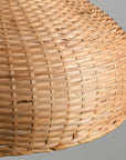 18" Winfred Bohemian Bamboo Pendant Light