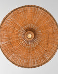 18" Winfred Bohemian Bamboo Pendant Light