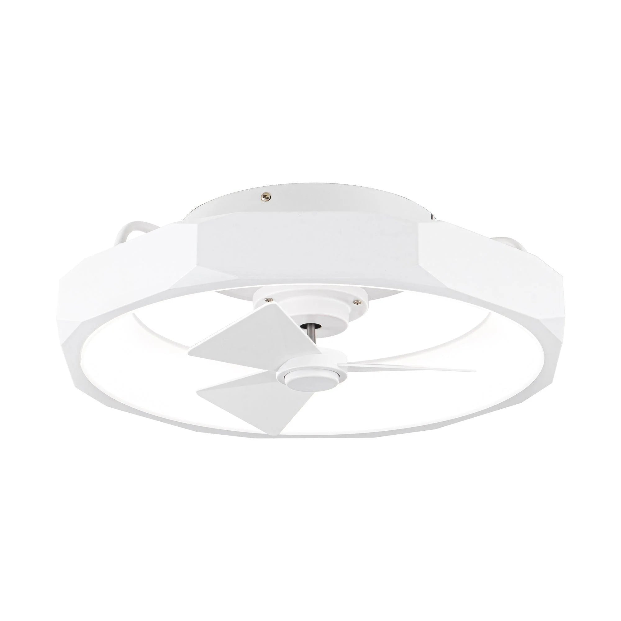 19" Britton Flush Mount Ceiling Fan