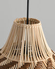19" Tyrone Bohemian Rattan Pendant Light