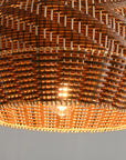 19" Tyrone Bohemian Rattan Pendant Light