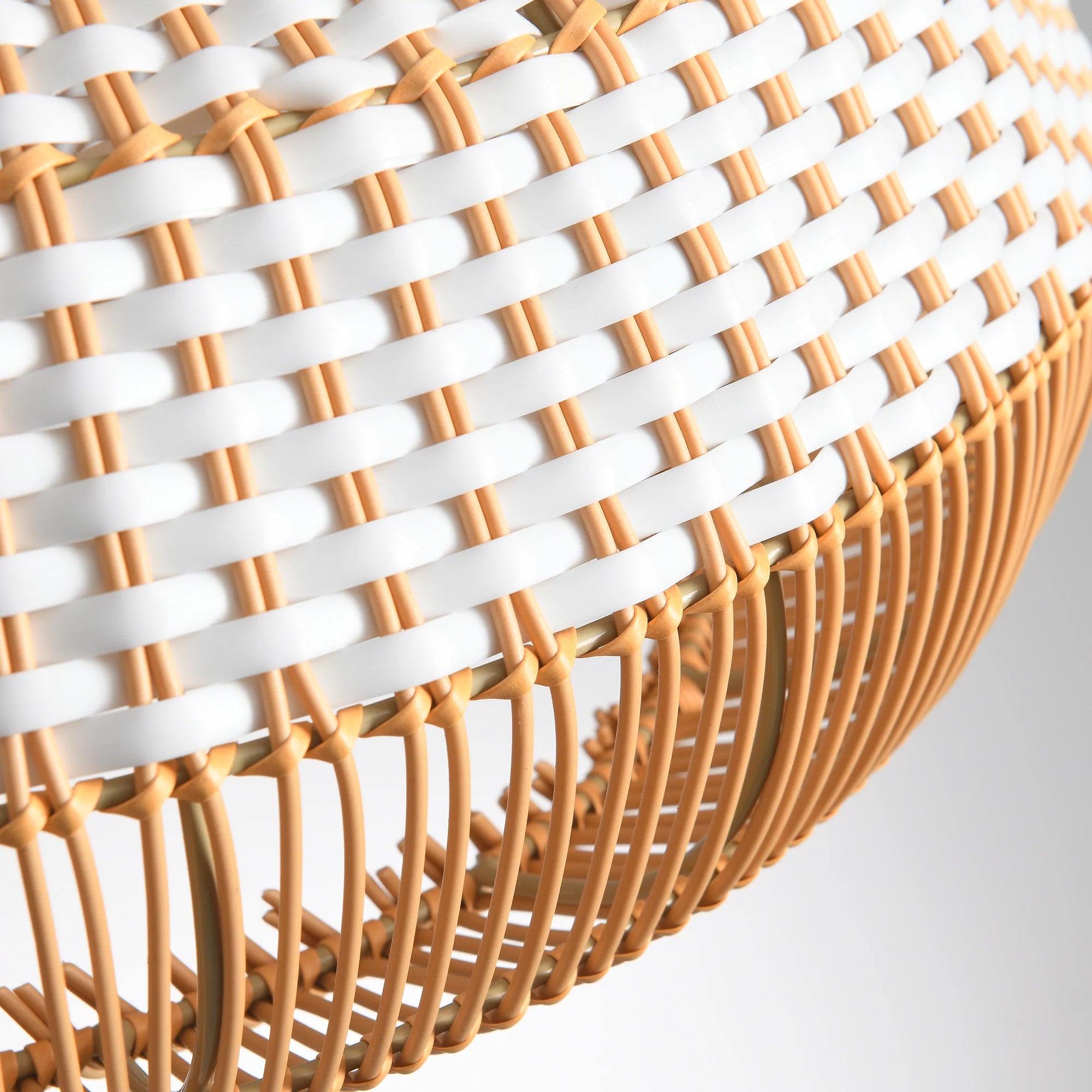 19" Webster Bohemian Rattan Pendant Light